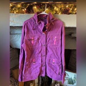 Kuhl XS Purple Rekon Utility Cargo Jacket
